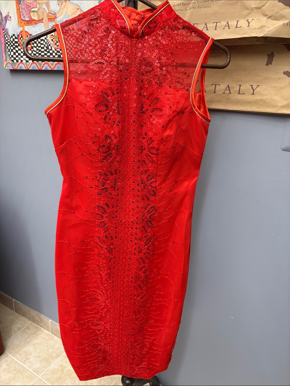 Halloween, Asian sheath dress
